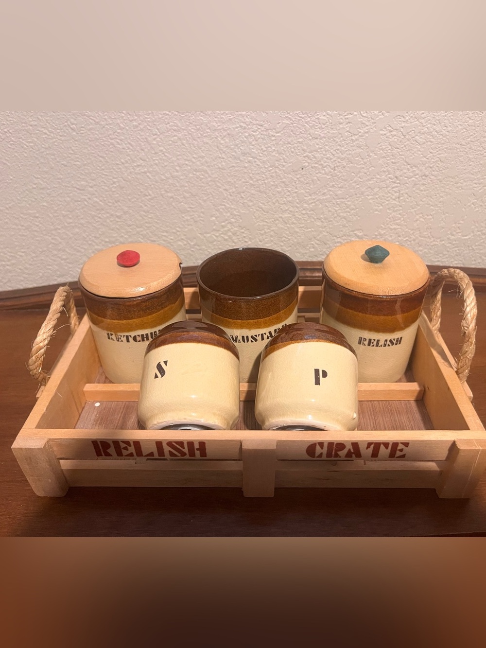 Vintage Relish Crate